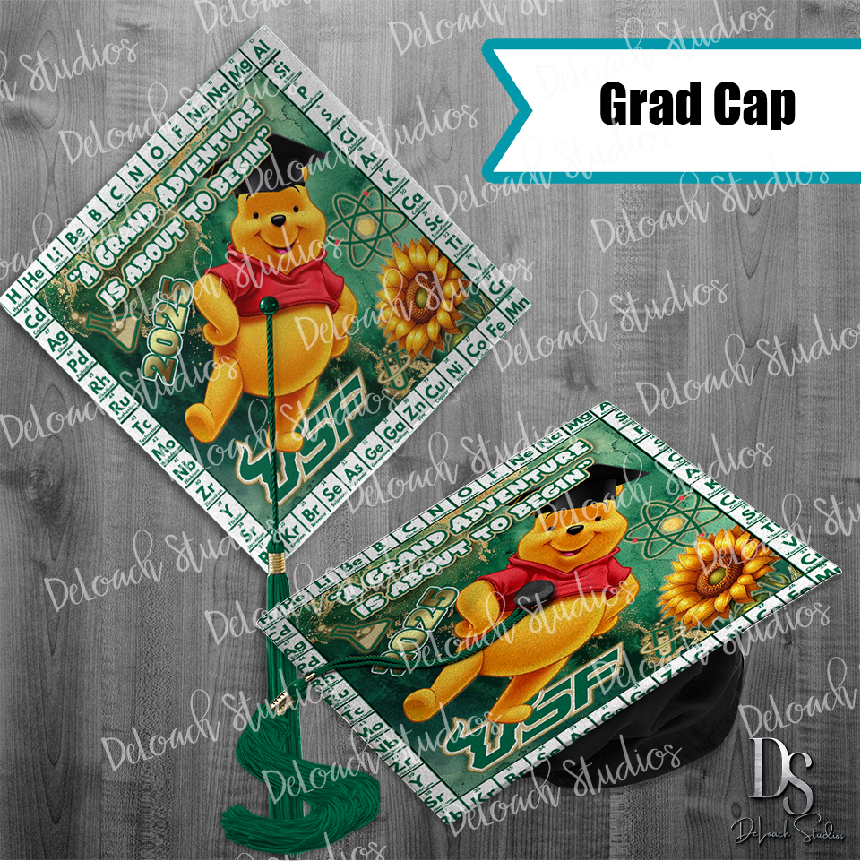 Victoria - Custom Graduation Cap Topper โ Class of 2025 Personalized Grad Cap Decoration