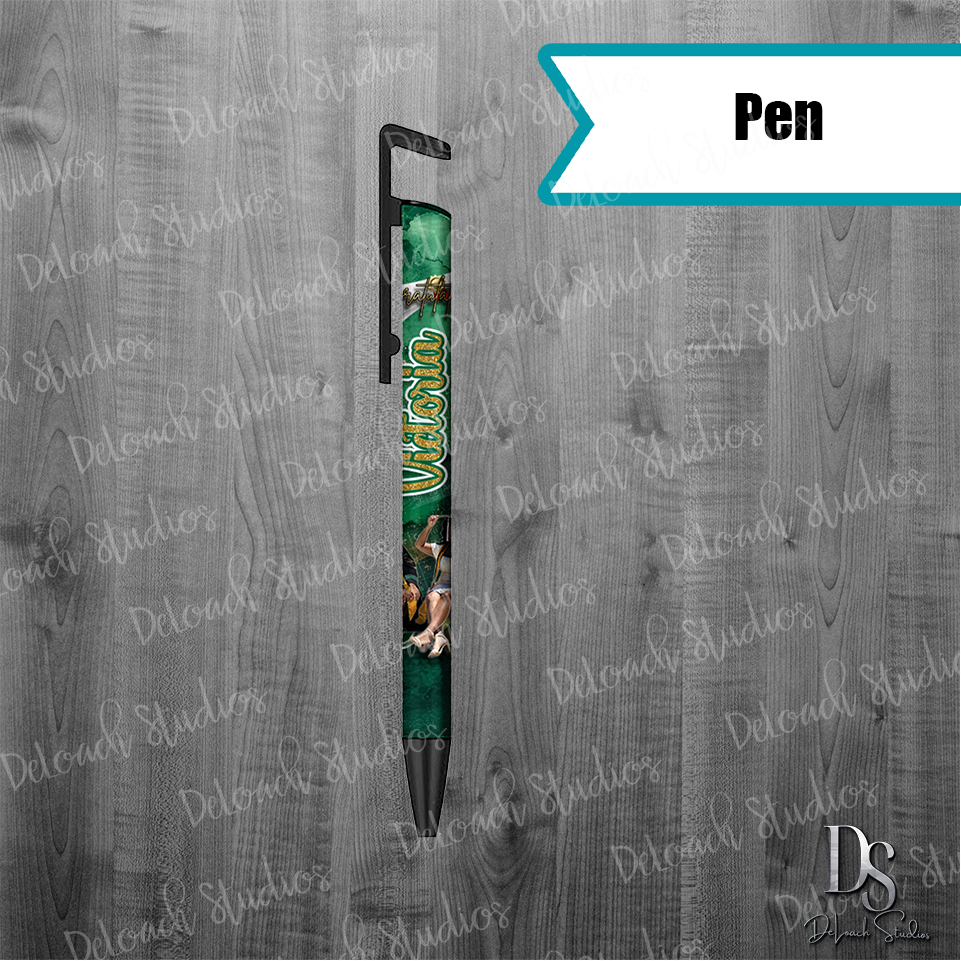 Victoria - Custom Graduation Pen โ Class of 2025 Personalized Sublimation Retractable Pen