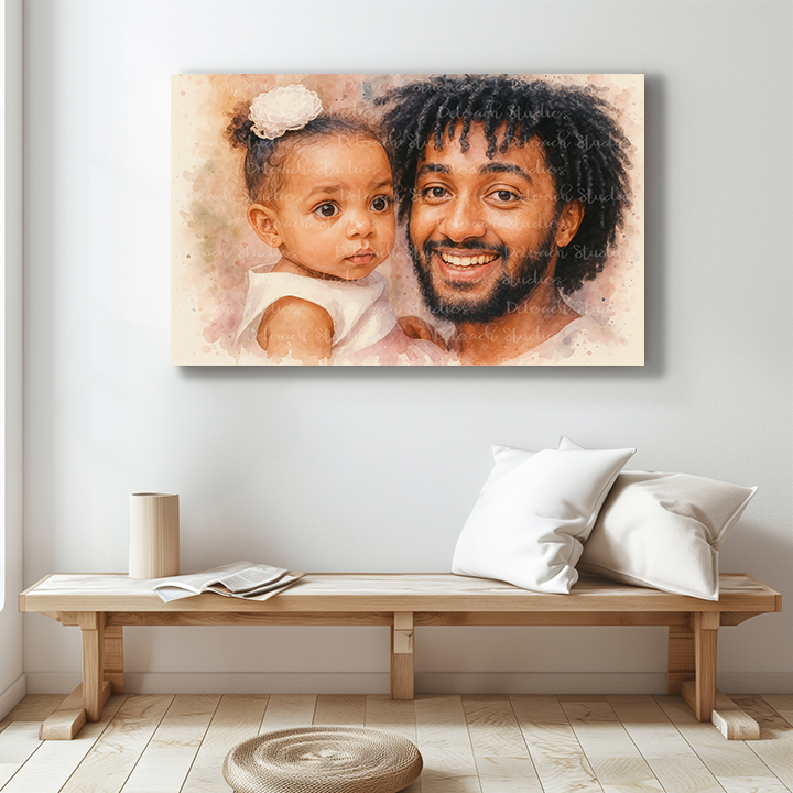From Snap to Splash – Custom Watercolor Keepsakes