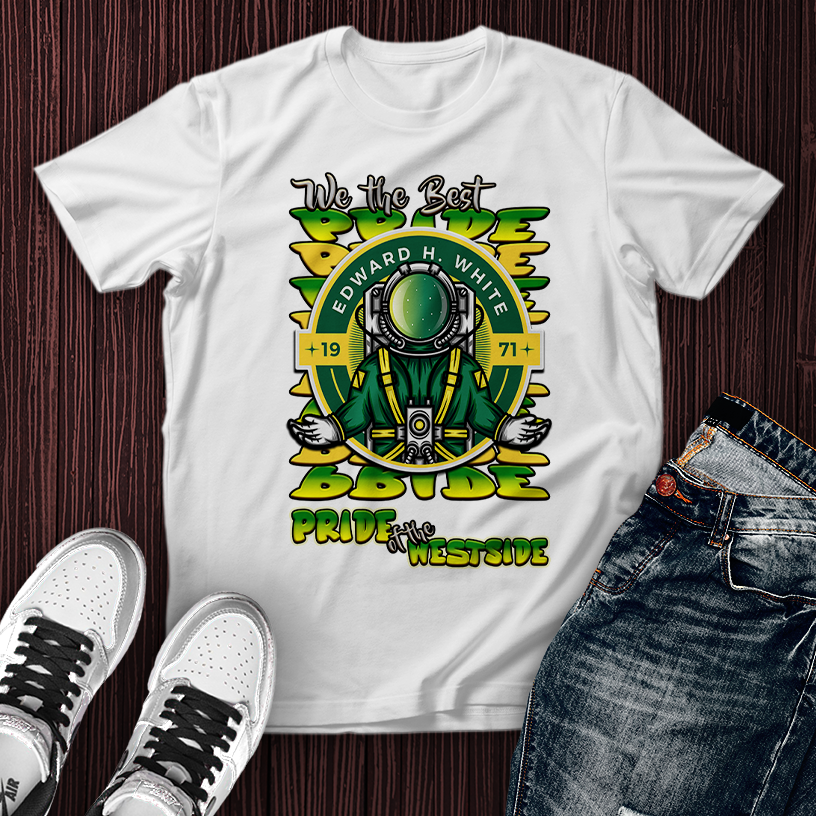 We the Best – Ed White Commanders Tee | Pride of the Westside Astronaut Shirt