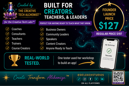Workshop Builder™ by Creative Tech Labs
