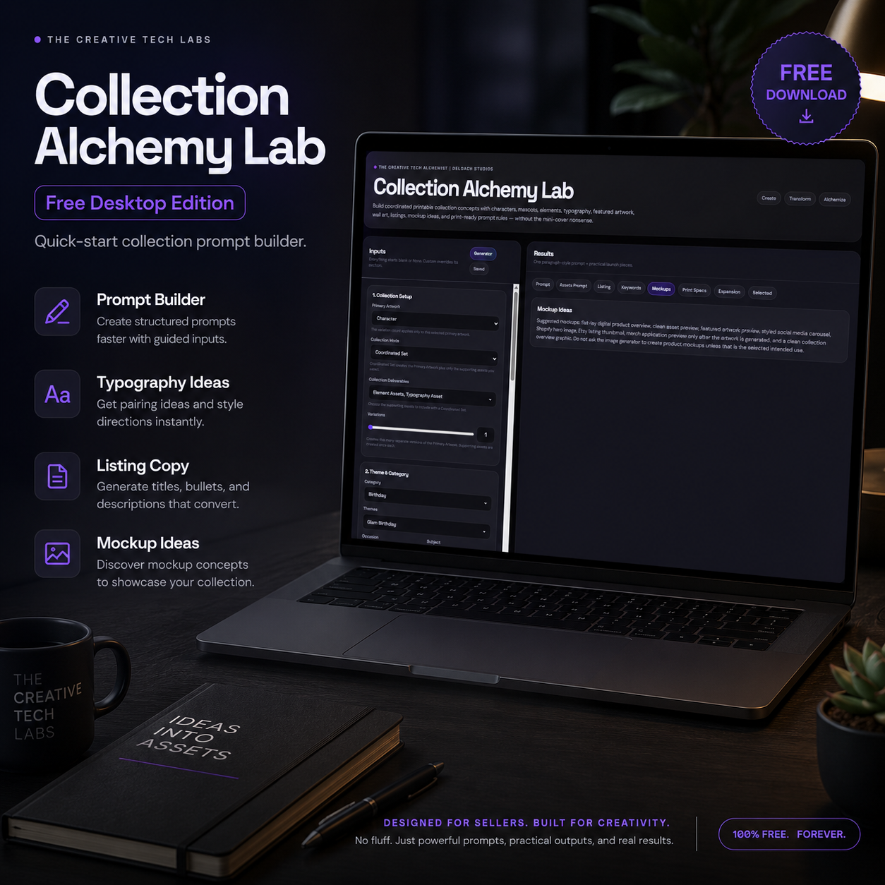 Collection Alchemy Lab — Free Desktop Edition