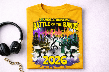 Battle of the Bands 2026 Tee – Official Event Edition 🎺🔥