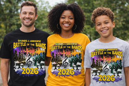 Battle of the Bands 2026 Tee – Official Event Edition 🎺🔥