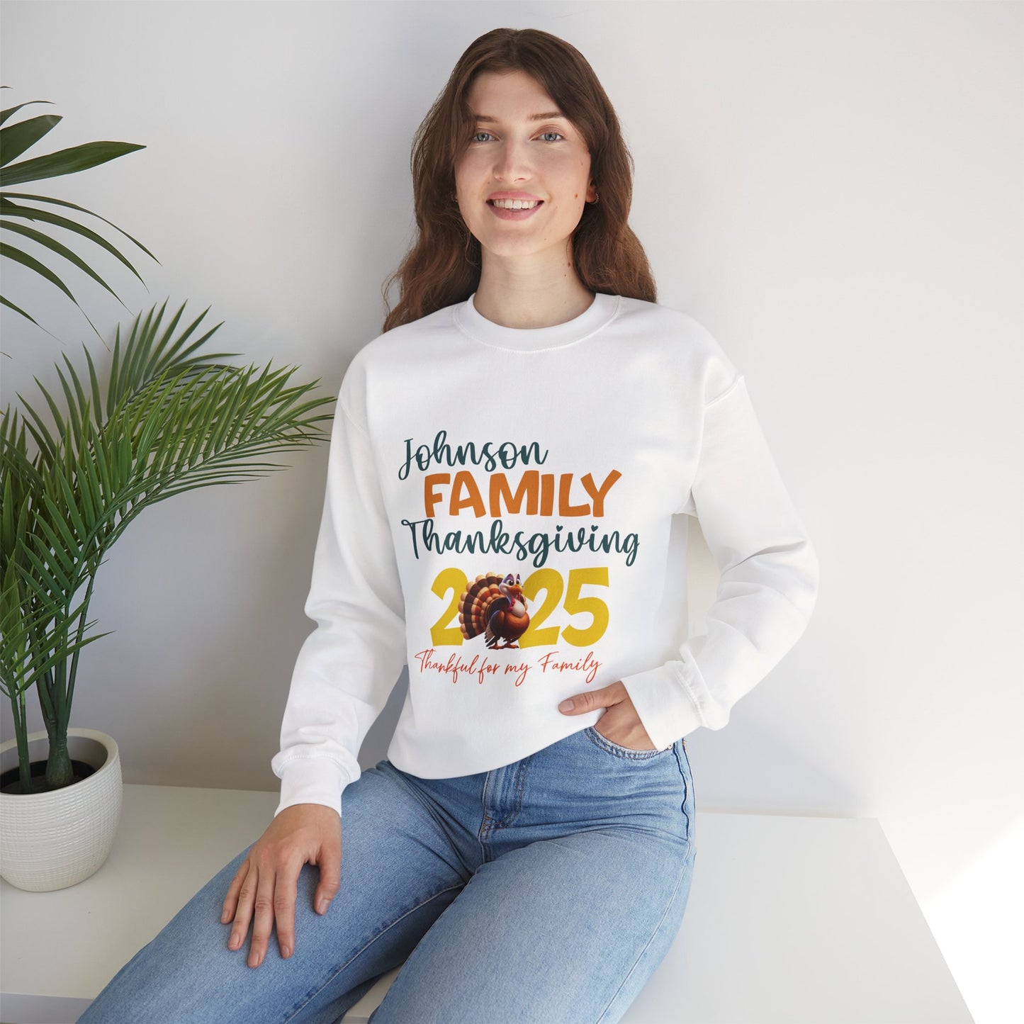 “Thankful For My Family” – Custom Family Thanksgiving 2025