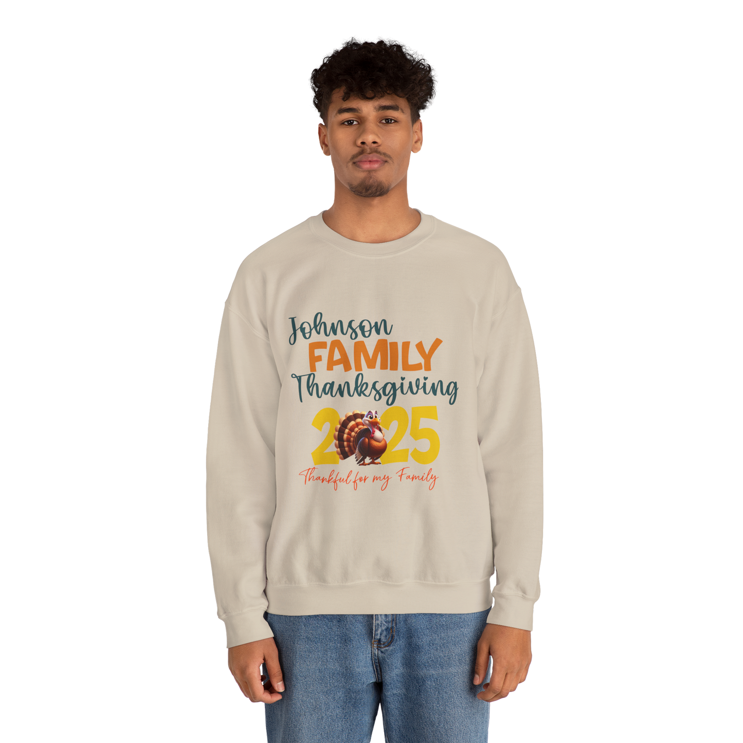 “Thankful For My Family” – Custom Family Thanksgiving 2025