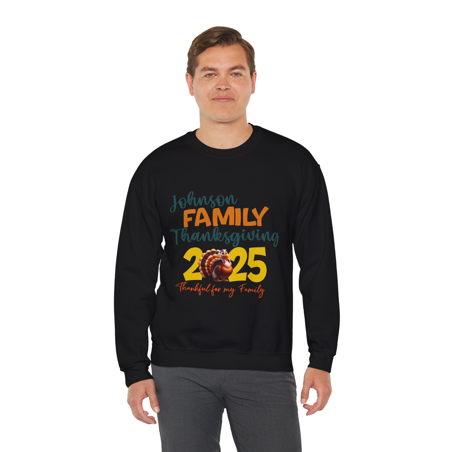 “Thankful For My Family” – Custom Family Thanksgiving 2025