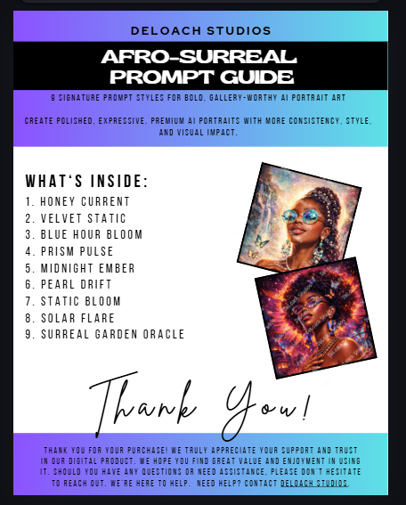 The Afro-Surreal Prompt Guide: 9 Signature AI Art Prompts