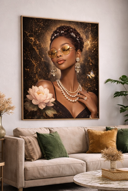 Afro-Surreal Glow: Free Mini Prompt Pack