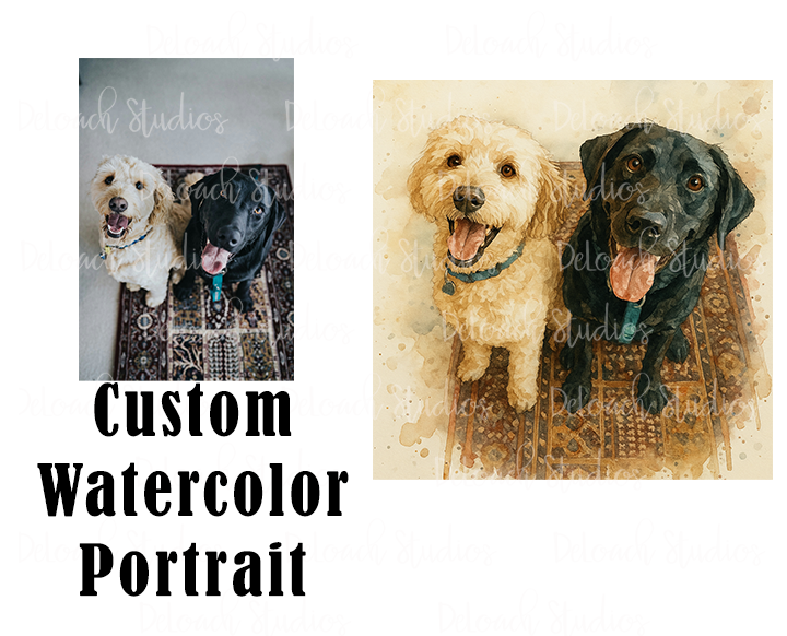 From Snap to Splash – Custom Watercolor Keepsakes